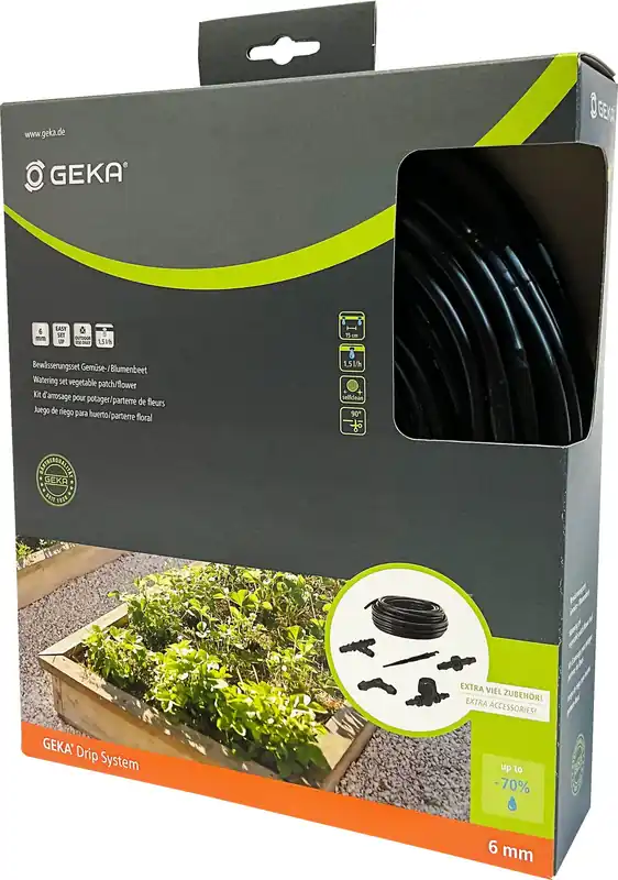 GEKA Basis Irrigatieset "Groente- & bloembedden" - Premiumkwaliteit