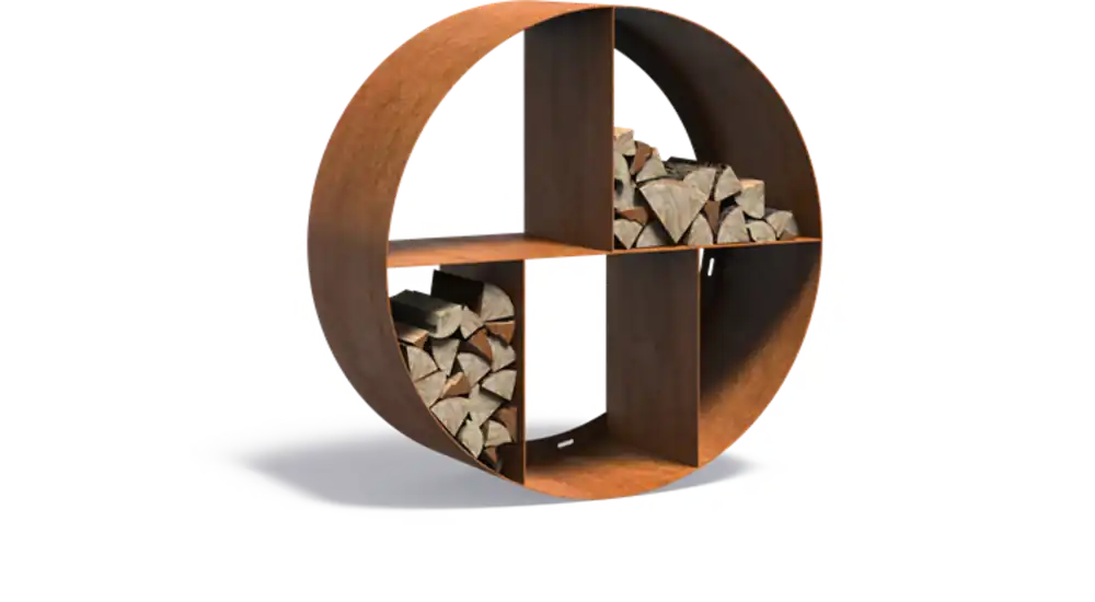 Nu beschikbaar | FORNO Houtopslag "Logg" - Rond