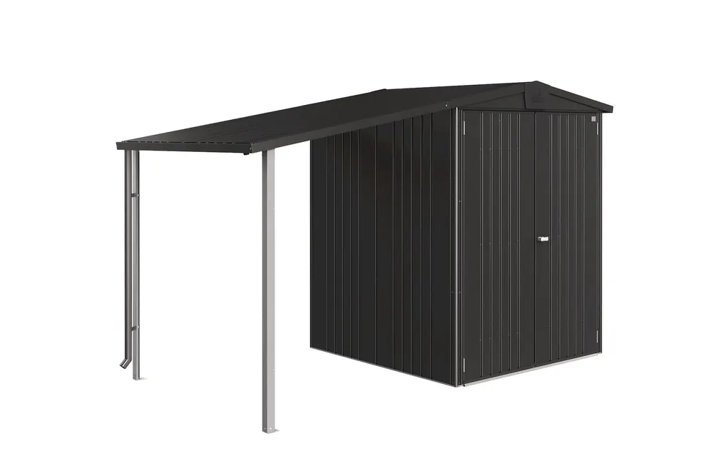 Biohort Zijdak Voor Gereedschapsschuur Europa - Donkergrijs Metallic, Grootte 2/3/4A - Gratis retourneren