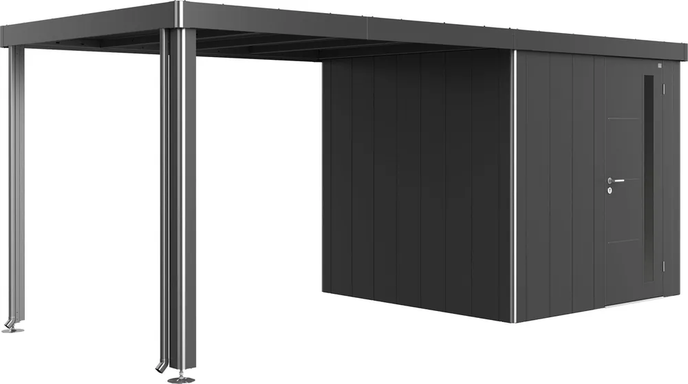 Biohort Zijdak voor Gereedschapsschuur Neo - Donkergrijs-Metallic, Grootte 2A/2B/2C/2D | Nog enkele stuks