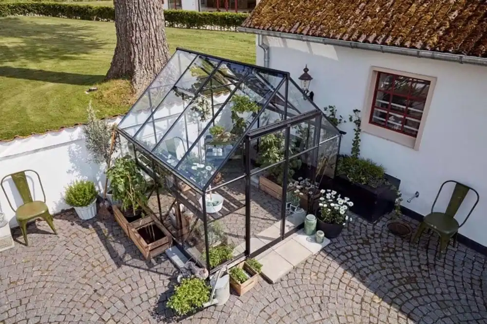 Halls Kas "Qube+" Zwart, 6,6 m² (88) | Slechts tijdelijk