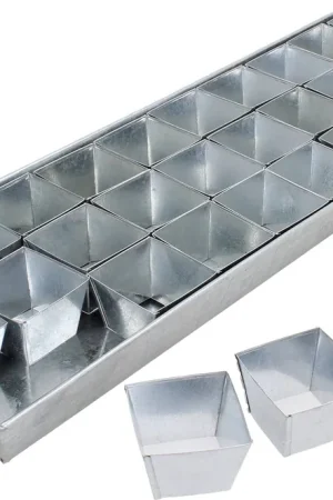 W.E.T. BY POT OLÉ Kweekbak met 30 Individuele Potten - Verzinkt - Rechtstreeks uit de fabriek