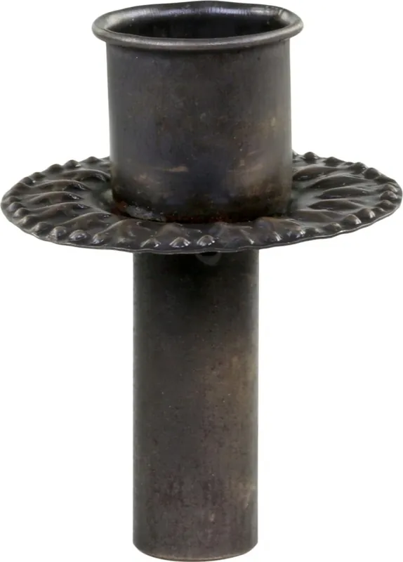Chic Antique Fles Kandelaar - Ø 5 cm, Antiek Koper | Nu kopen