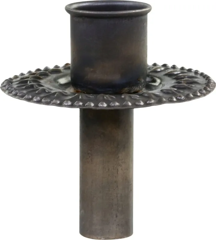 Chic Antique Fles Kandelaar - Ø 8 cm, Antiek Koper | Dagdeal