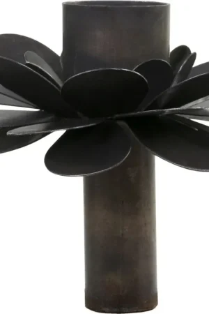 Actieprijs | Chic Antique Kandelaar voor Flessen - Bloemen