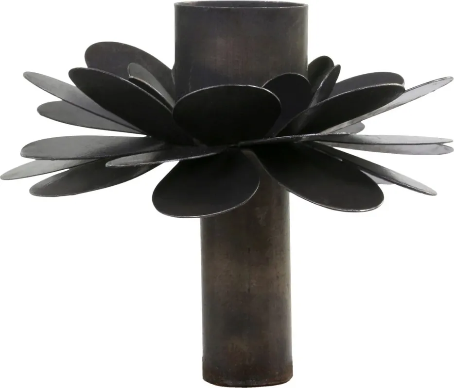 Actieprijs | Chic Antique Kandelaar voor Flessen - Bloemen