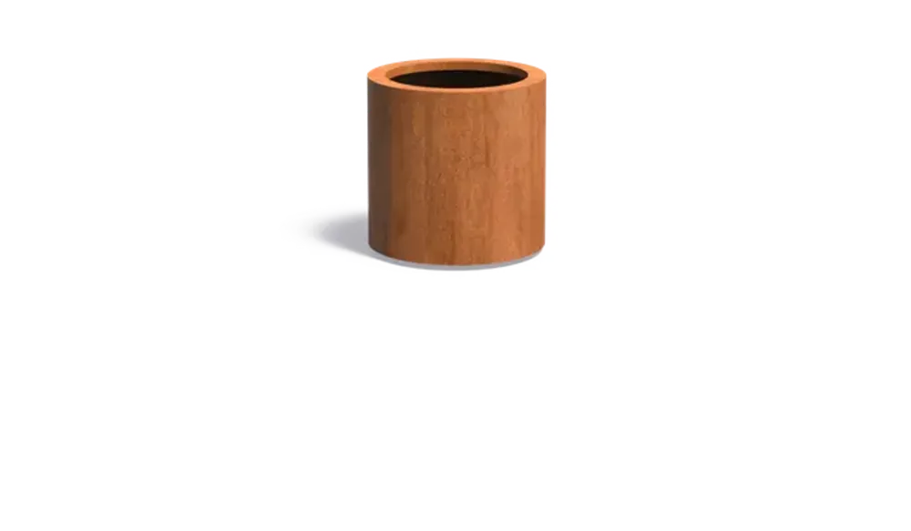 ADEZZ Circum Plantenbak van Cortenstaal - Met Onderkant, Ø 200 x 80 cm - Topproduct