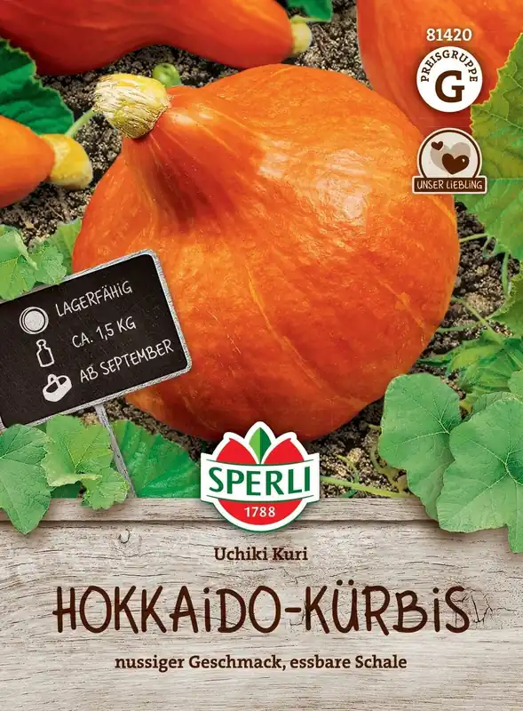 Bestel vandaag - Sperli Hokkaido Pompoen Uchiki Kuri