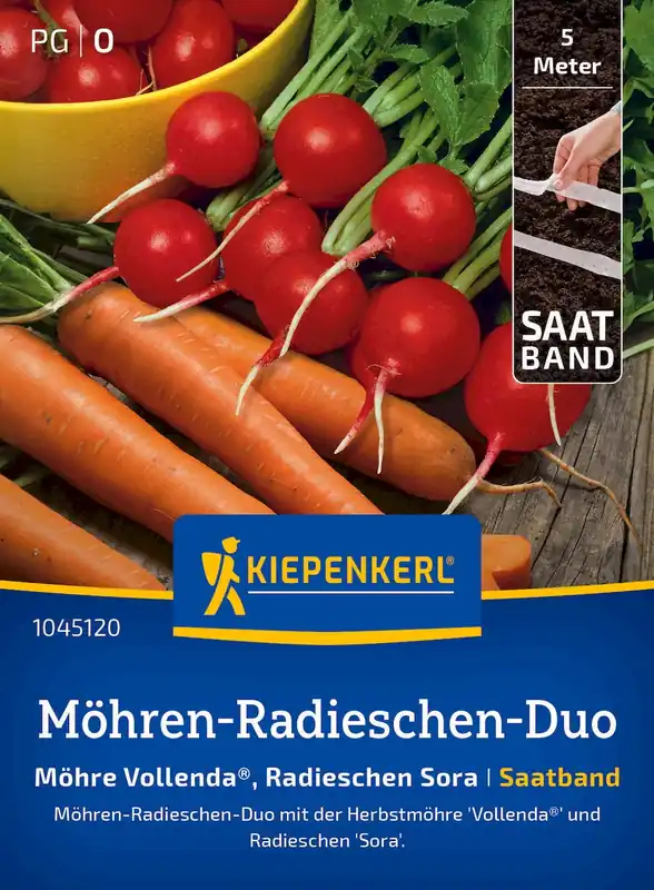 Kiepenkerl Wortel-radijs Duo Vollenda® Wortel & Sora-Radijs | Opruiming