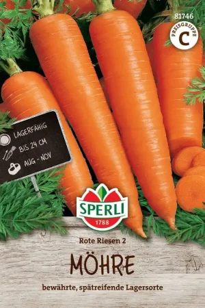 Klaar voor verzending | Sperli Wortel Rote Riesen 2