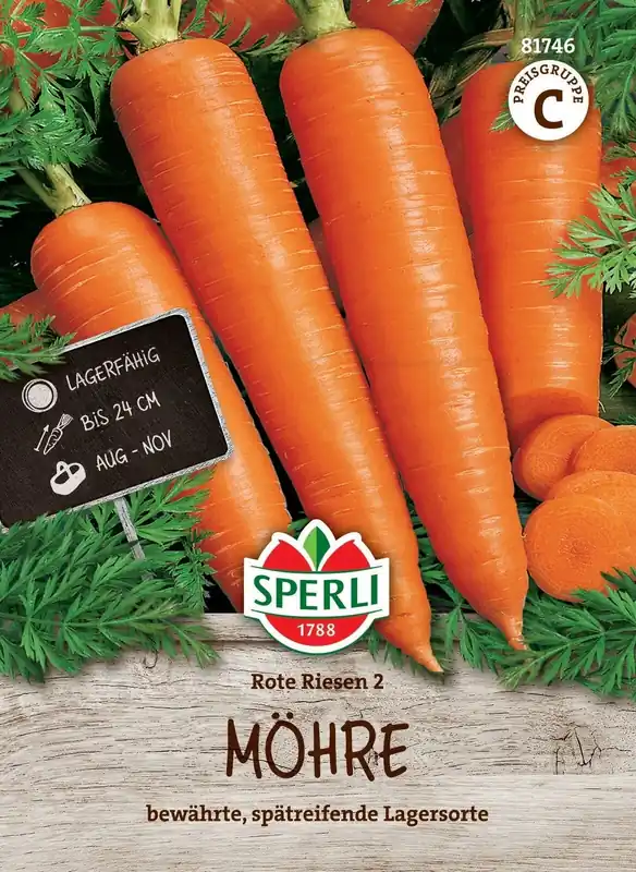Klaar voor verzending | Sperli Wortel Rote Riesen 2
