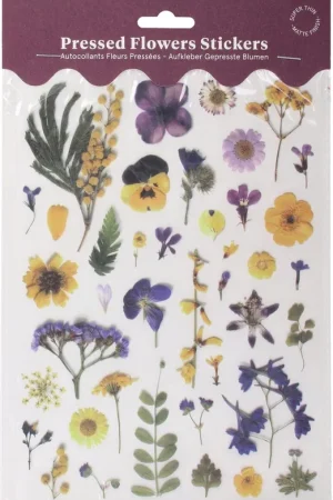 Botanopia Stickervel "Geperste Bloemen", Regenboog kleurverloop - Koopje