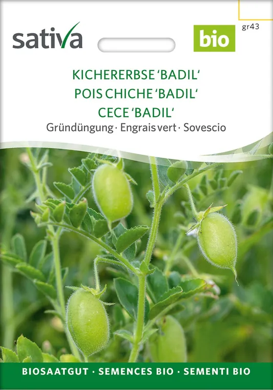 Sativa Biologische Groenbemester "Kichererbse Badil" - Beste prijs