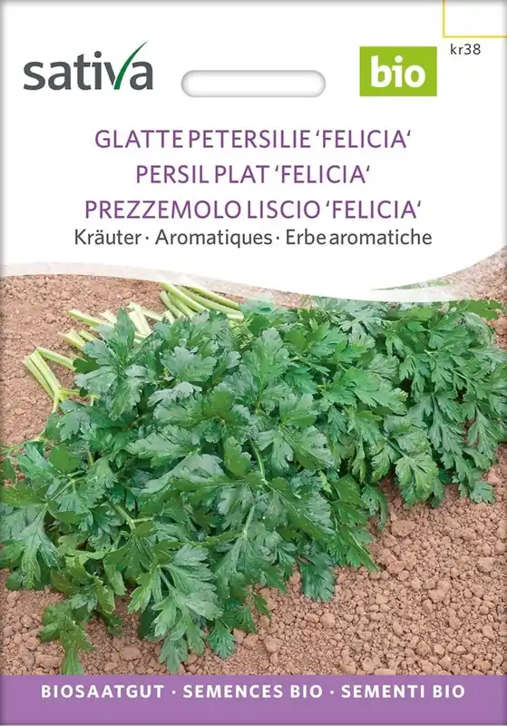 Rechtstreeks van de fabrikant | Sativa Biologische Kruiden Platte Peterselie Felicia