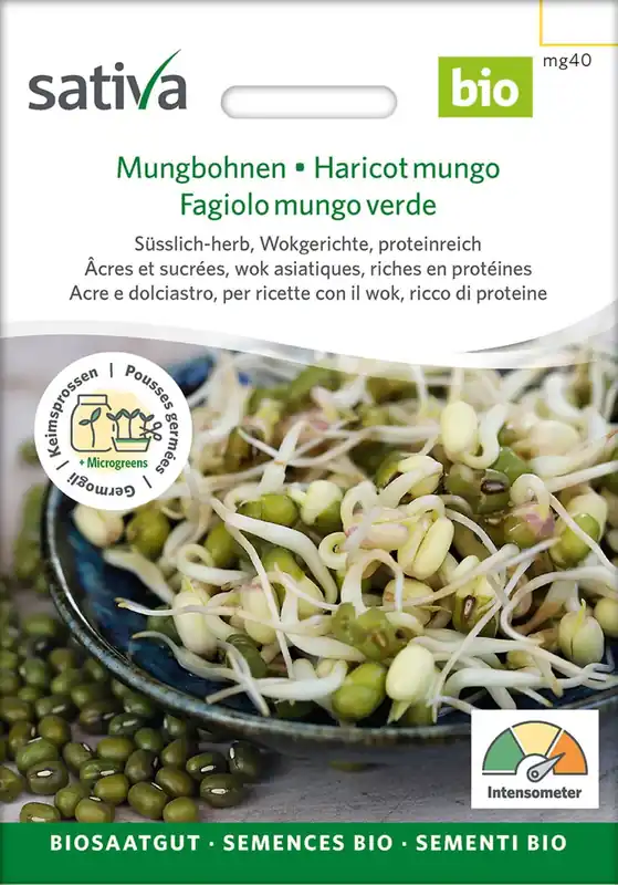 Sativa Biologische Kiemen "Mungbonen" | Wees er snel bij
