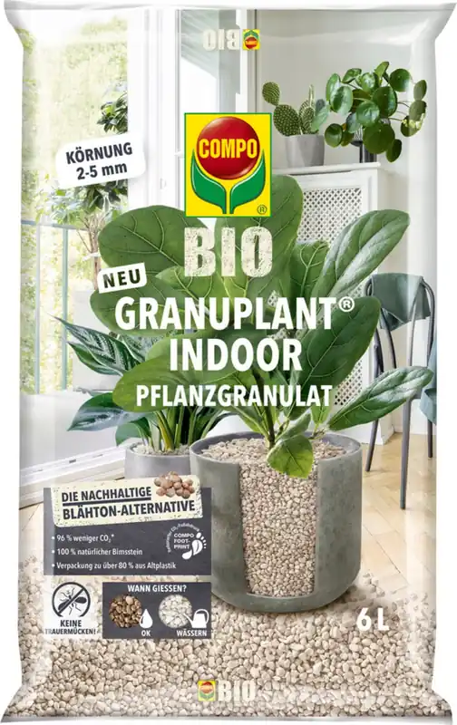Nog maar een paar beschikbaar | COMPO Biologische Kamerplantengranulaat, 12,5 liter (12,50 L)