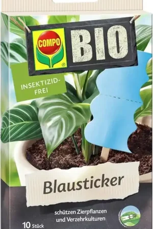 COMPO Biologische Blauwe Stickers, 10 stuks - Trending