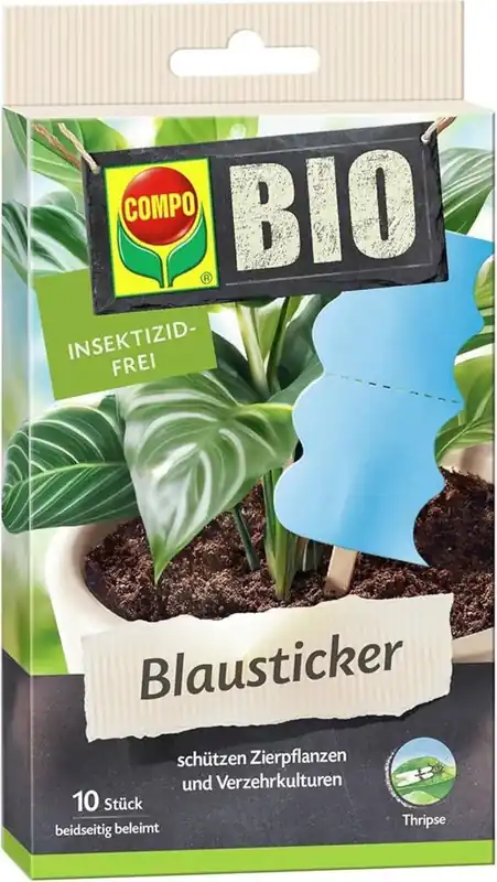 COMPO Biologische Blauwe Stickers, 10 stuks - Trending