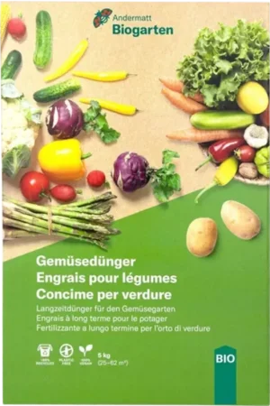Andermatt Biogarten Meststof voor Groenten, 1 kg | Flitsaanbieding