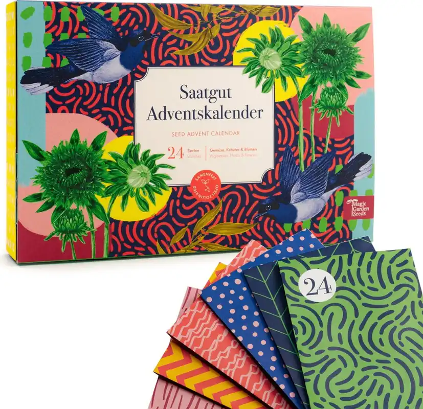 Nieuw - Magic Garden Seeds Zaad Adventskalender - Groenten, Kruiden & Bloemzaden