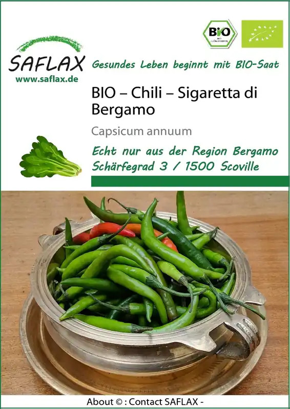 Saflax Biologische Spaanse Peper - Sigaretta di Bergamo - Goed beoordeeld