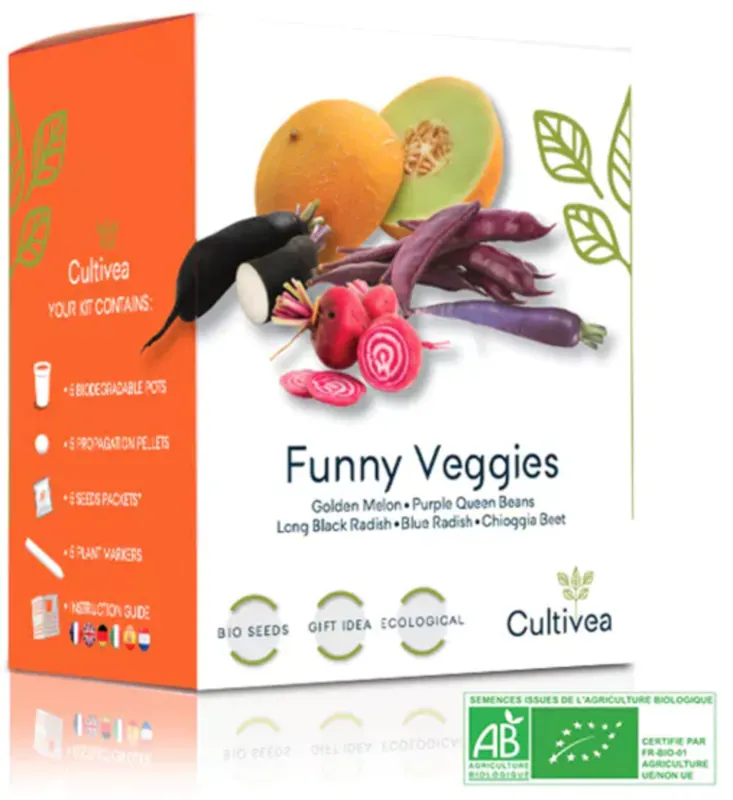 Cultivea Mini Kit - Funny Veggies - Veel voordeel