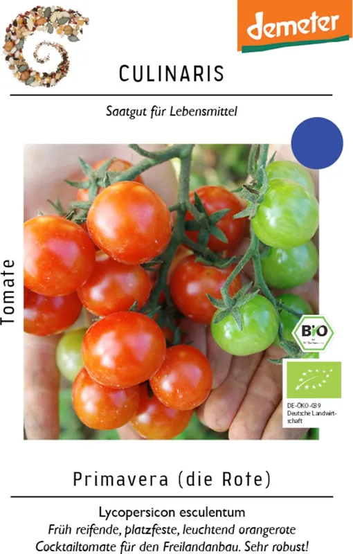 Culinaris Biologische Cocktailtomaat Primavera | Rechtstreeks van de fabrikant