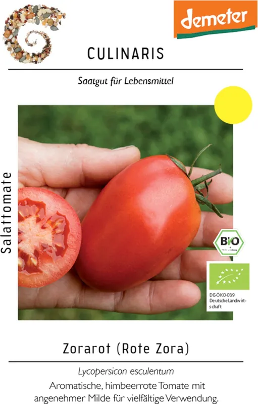 Net binnen - Culinaris Biologische Slatomaat Zorarot (Rode Zora)