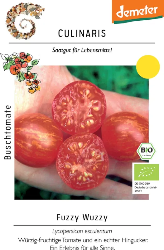 Culinaris Biologische Struiktomaat Fuzzy Wuzzy - Korting
