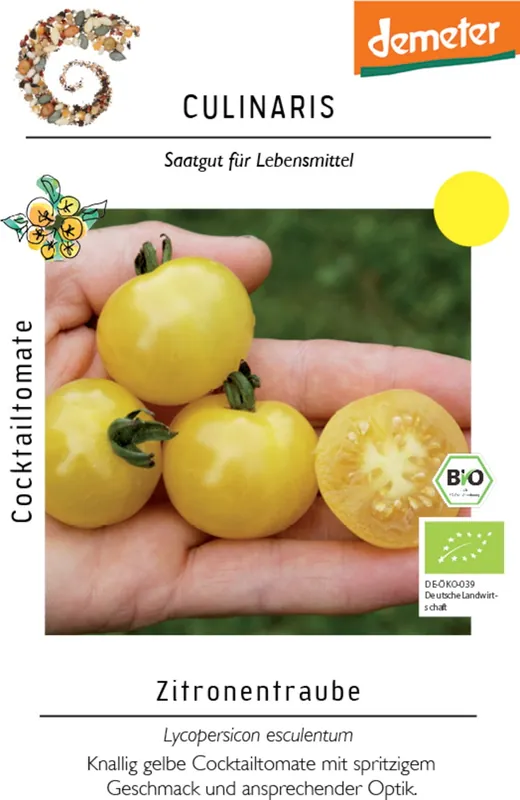 Speciale deal | Culinaris Biologische Cocktailtomaat "Zitronentraube"