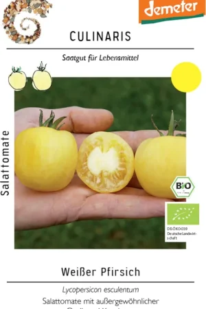 Scherp geprijsd | Culinaris Biologische Tomaat "Weißer Pfirsich"