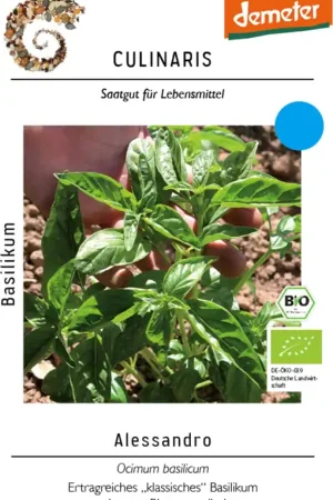 Direct leverbaar - Culinaris Biologische Basilicum - Alessandro
