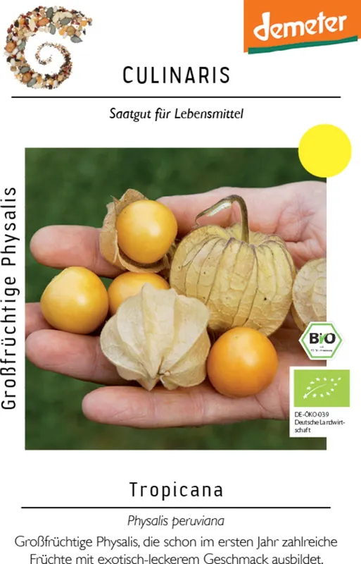 Koop vandaag - Culinaris Biologische Grootvruchtige Physalis Tropicana