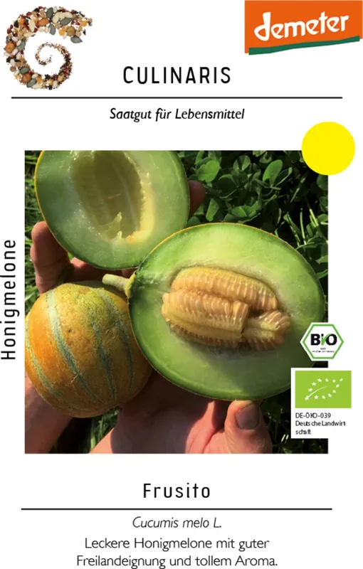 Net binnen | Culinaris Biologische Honingmeloen - Frusito