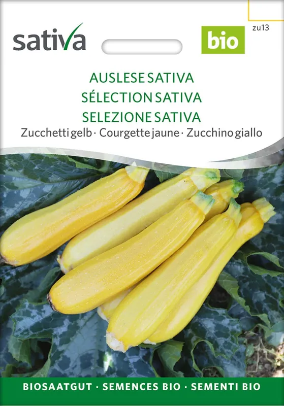 Extra voordeel - Sativa Biologische Gele Courgettl "Auslese Sativa"