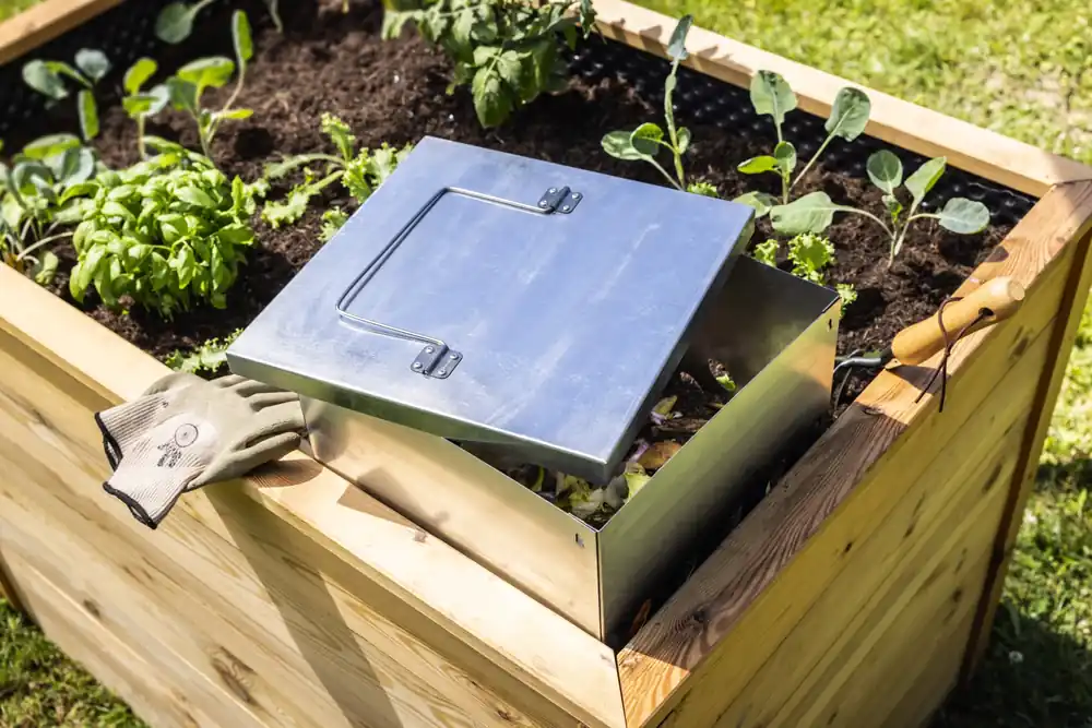 Rechtstreeks van de fabrikant | Windhager Deksel voor Verhoogde Bed Compostbak