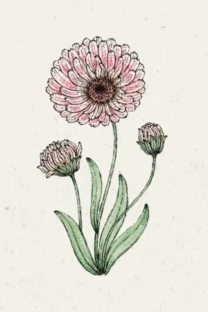 Jora Dahl Goudsbloem "Pink Surprise" - Uitverkoop