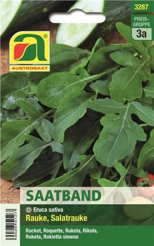 AUSTROSAAT Rucola "Salatrauke", Zaadband | Veilig winkelen