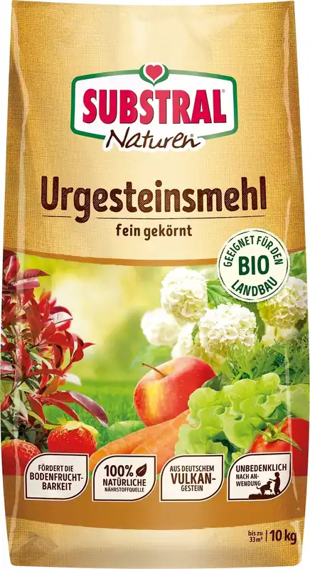 Snelle levering | SUBSTRAL® Naturen® Primair Gesteentemeel, 10 kg