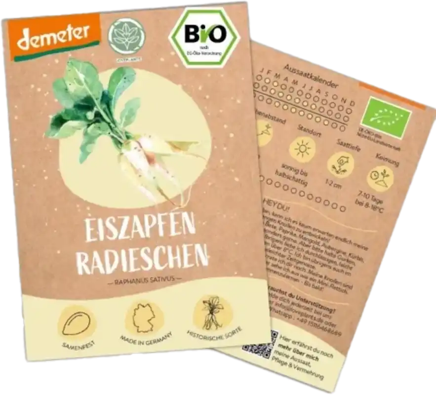 Scherp geprijsd | LOVEPLANTS Biologische Radijs "Eiszapfen"