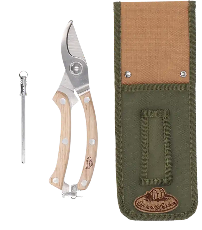 Esschert Design Cadeauset Snoeischaar met Slijpstaaf - Spoedlevering