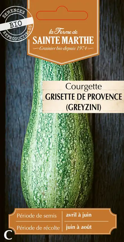 La Ferme de Sainte Marthe Courgette "Grisette de Provence (Greyzini)" | Direct van de fabrikant