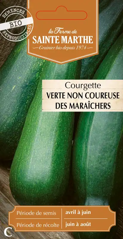 La Ferme de Sainte Marthe Courgettes "Verte Non Coureuse des Maraîchers" - Goed beoordeeld