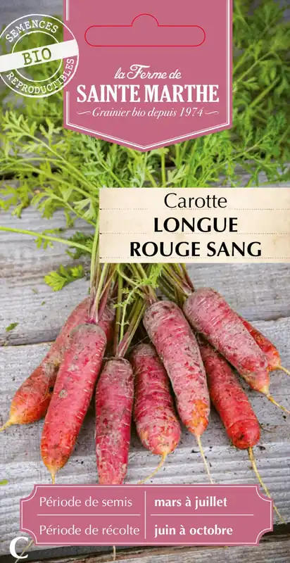 Favoriet van klanten | La Ferme de Sainte Marthe Wortel "Longue Rouge Sang"
