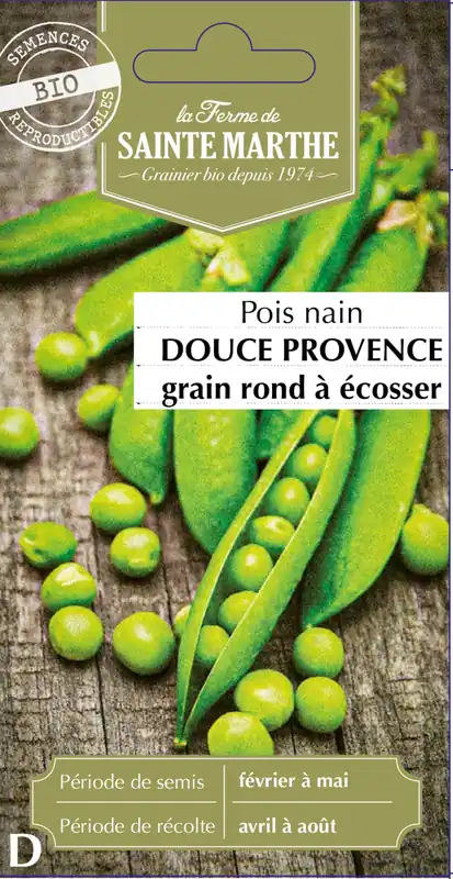 La Ferme de Sainte Marthe Dwergerwten "Douce Provence Grain Rond à Écosser" | Scherpe prijs