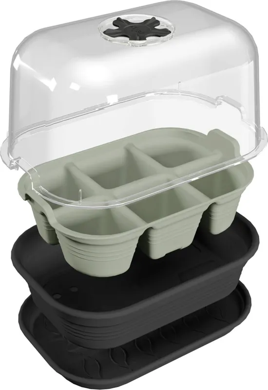 Bespaar nu - elho green basics kweekset - living black, Grootte S