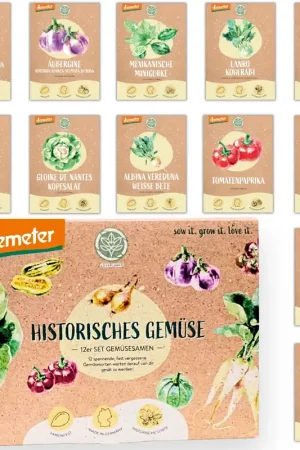 LOVEPLANTS Biologische Historische Groentezaadset - Online bestelbaar