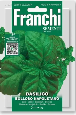 Franchi Sementi Basilicum “Bolloso Napoletano” - Scherpe prijs