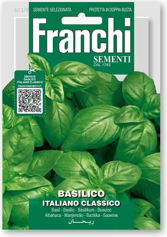 Net gelanceerd - Franchi Sementi Basilicum “Italiano Classico”