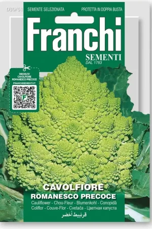 Bijna uitverkocht - Franchi Sementi Bloemkool "Romanesco Precoce"